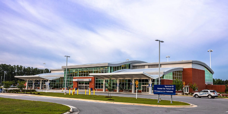 Delta Airlines OAJ Terminal – Albert J Ellis Airport