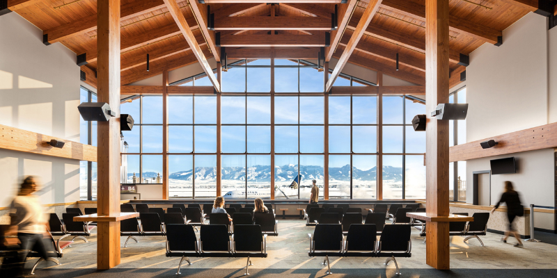 United Airlines BZN Terminal – Bozeman Yellowstone International Airport