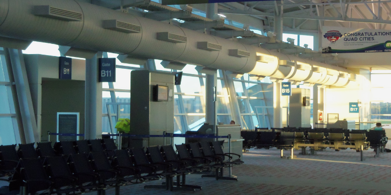 Delta Airlines MLI Terminal – Quad Cities International Airport